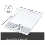Beurer nutritional digital kitchen scale white, imported from the UK