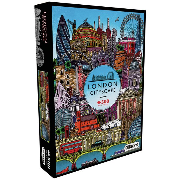 Gibsons London Cityscape jigsaw puzzle 500 pieces, UK version