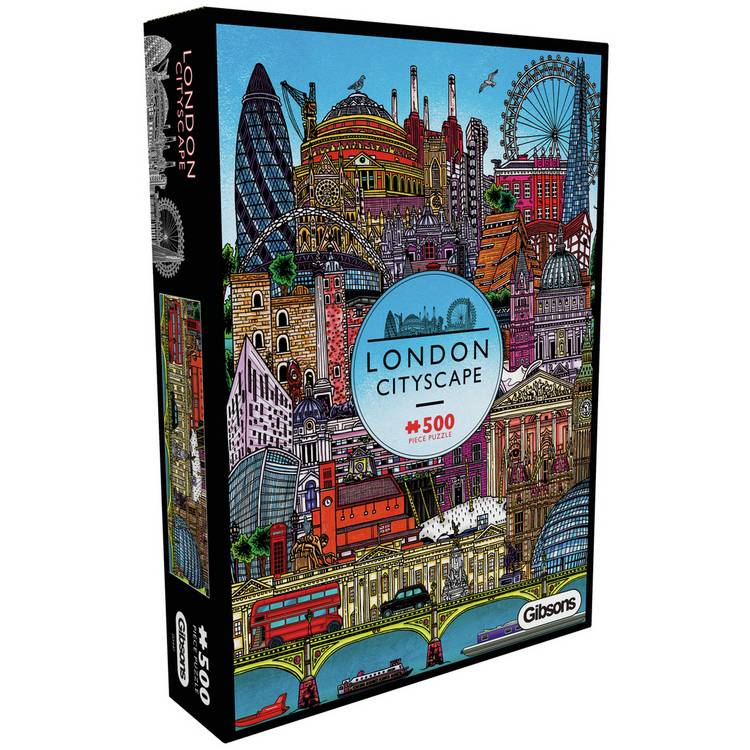 Gibsons London Cityscape jigsaw puzzle 500 pieces, UK version