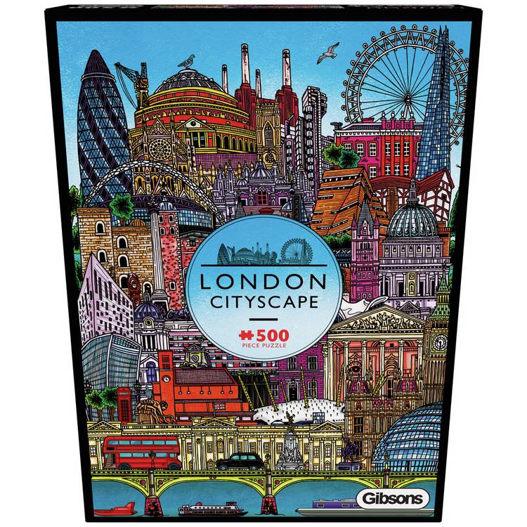 Gibsons London Cityscape jigsaw puzzle 500 pieces, UK version