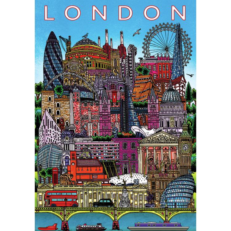Gibsons London Cityscape jigsaw puzzle 500 pieces, UK version