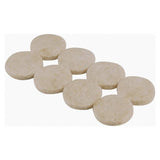 Felt Gard 25mm Round Protective Pads - 16 Pack