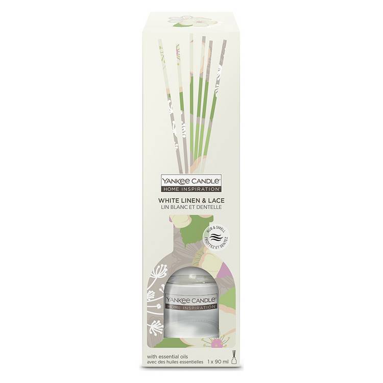 Yankee Candle reed diffuser White Linen 90ml - British product