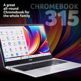 Acer Chromebook 315 15.6in Intel Celeron 4GB RAM 128GB, UK version