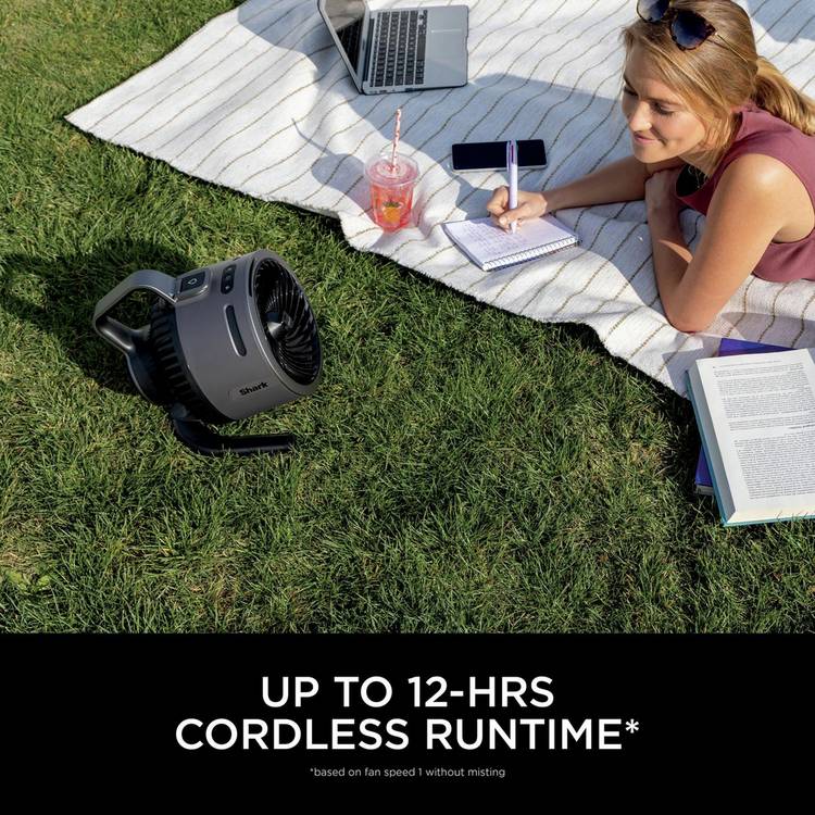 Shark FlexBreeze portable desk fan 6 inch with mist (British brand)