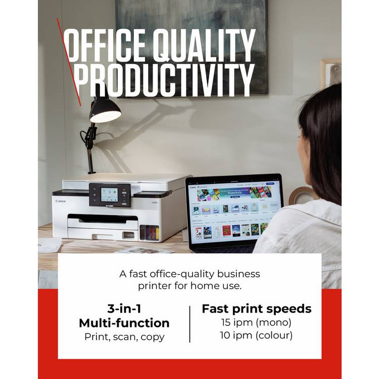 Canon MAXIFY GX1050 3-in-1 MegaTank printer, UK version