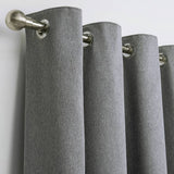 Argos Habitat Textured Blackout Eyelet Curtains Grey 117x137cm- Buy online at McGrocer