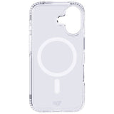 Tech21 EvoClear iPhone 16 case with MagSafe clear, UK version