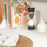 Salter Salt and Pepper Mill Black 18cm, imported from the UK