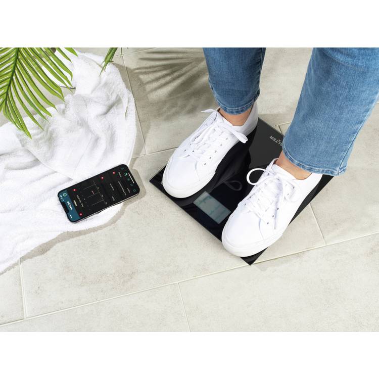 Salter smart bathroom scale black, imported from the UK