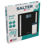 Salter smart bathroom scale black, imported from the UK