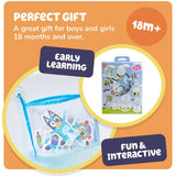 Bluey bath puzzle toy, UK version