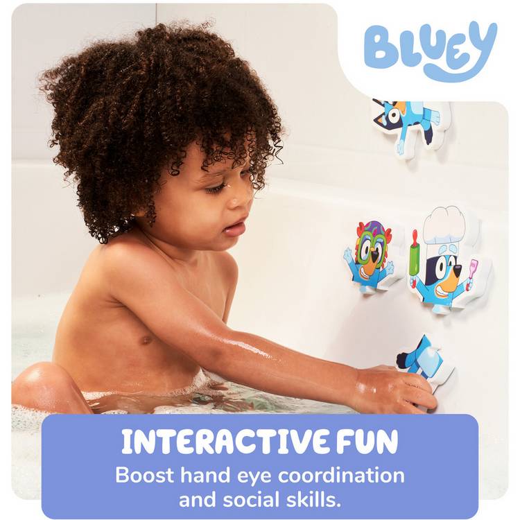 Bluey bath puzzle toy, UK version