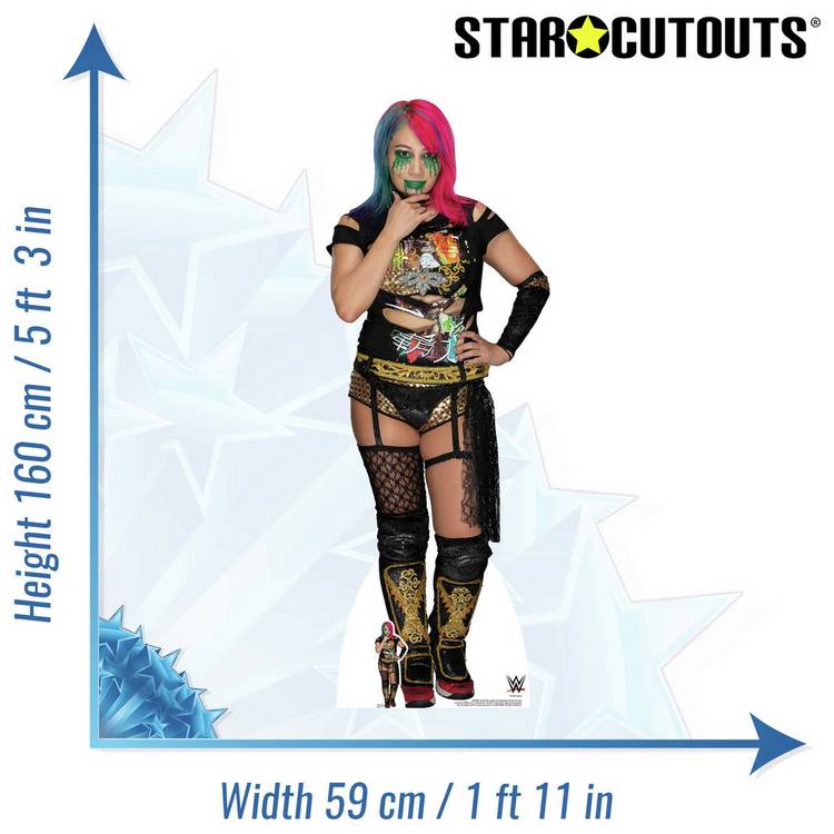 Star Cutouts WWE Asuka lifesize cardboard cutout (British brand)