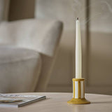 Argos Habitat Stripe Taper Candle Holder - Mustard- Buy online at McGrocer