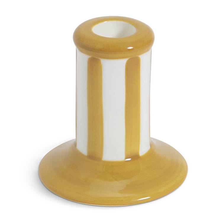 Habitat taper candle holder mustard 9cm - British product