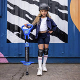 Xootz Wild Rider LED Pogo Blue Tiger outdoor toy, UK version