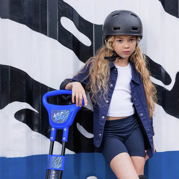 Xootz Wild Rider LED Pogo Blue Tiger outdoor toy, UK version