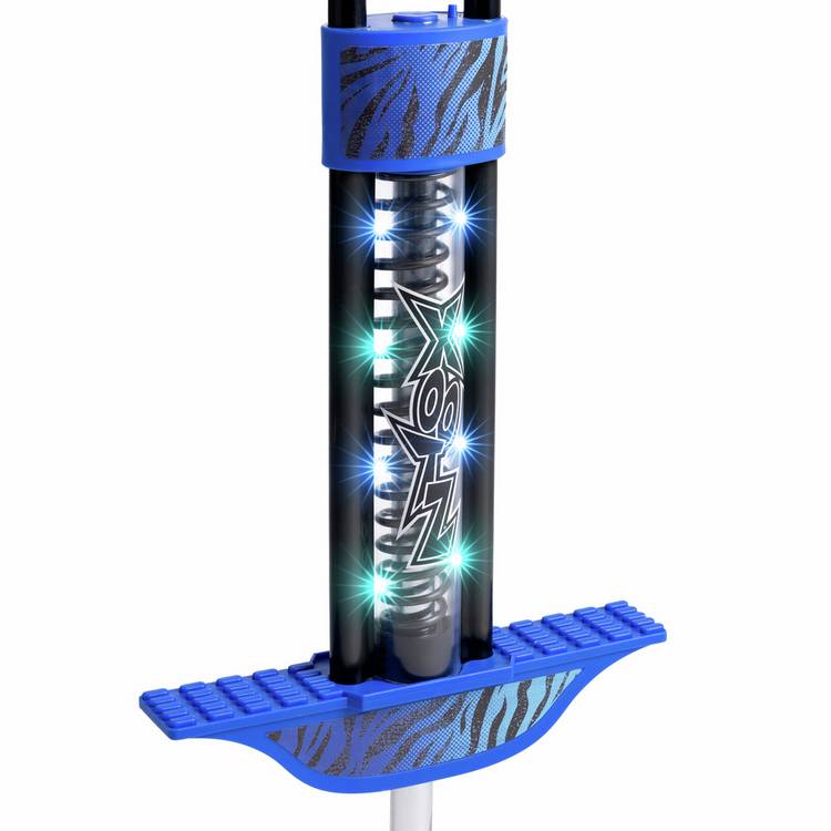 Xootz Wild Rider LED Pogo Blue Tiger outdoor toy, UK version