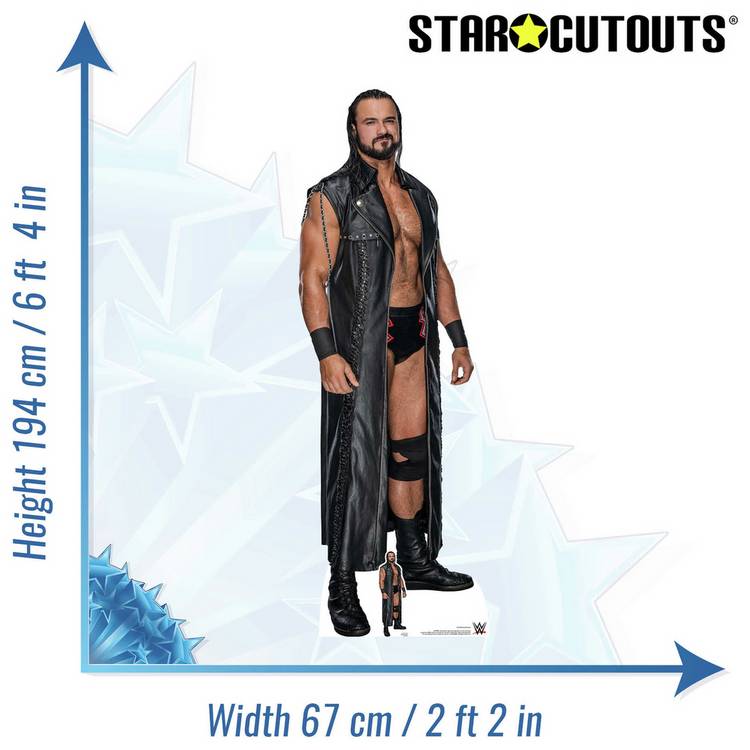 Star Cutouts WWE Drew McIntyre lifesize cardboard cutout, UK version