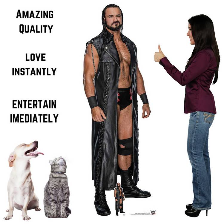 Star Cutouts WWE Drew McIntyre lifesize cardboard cutout, UK version