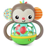 Bright Starts multi-sensory baby toy Grab And Giggle Monkey, imported from the UK