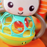 Bright Starts multi-sensory baby toy Grab And Giggle Monkey, imported from the UK