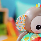 Bright Starts multi-sensory baby toy Grab And Giggle Monkey, imported from the UK