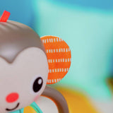 Bright Starts multi-sensory baby toy Grab And Giggle Monkey, imported from the UK