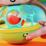Bright Starts multi-sensory baby toy Grab And Giggle Monkey, imported from the UK