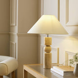 Habitat Travertine table lamp in natural, imported from the UK