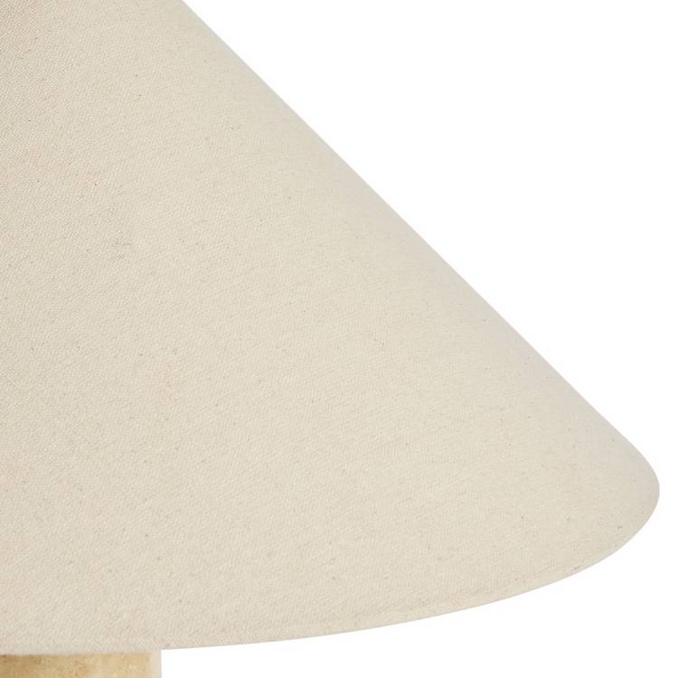 Habitat Travertine table lamp in natural, imported from the UK