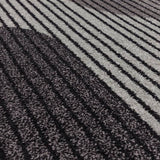 Asiatic Muse retro grey cut pile rug 80x150cm - British product