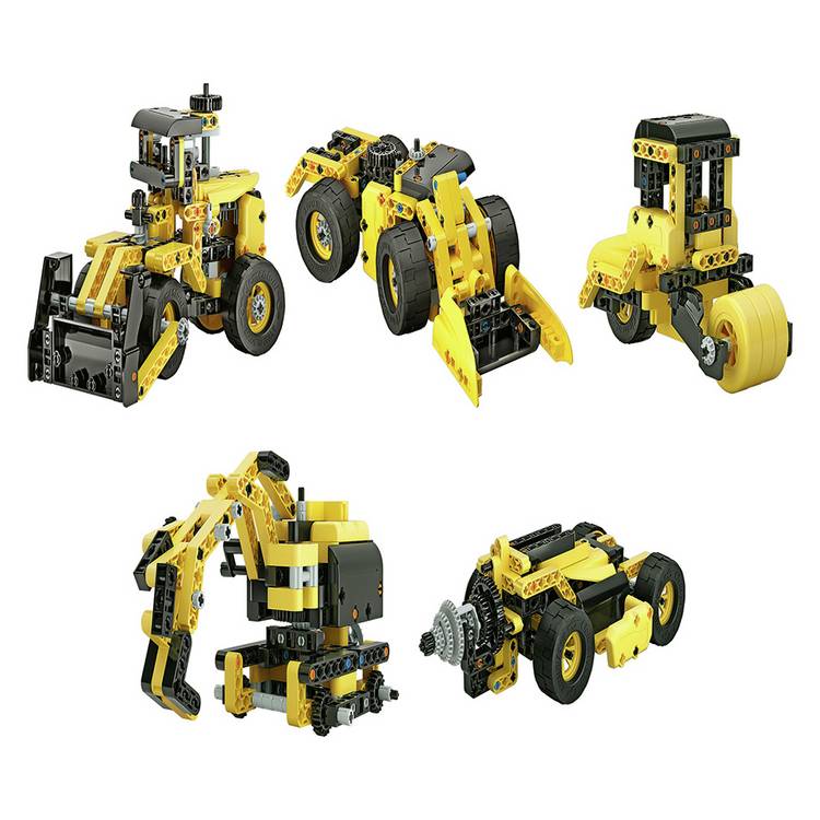 Science Museum Mechanics Bulldozer construction toy set, UK version