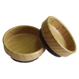 Argos Felt Gard 60mm Wood Effect Castor Cups - 4 Pack- Buy online at McGrocer