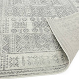 Asiatic Nova tribal grey cut pile rug 120x170cm, imported from the UK