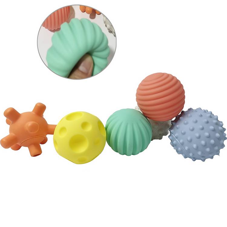 Chad Valley sensory ball 6 pack soft squeaky balls (British brand)