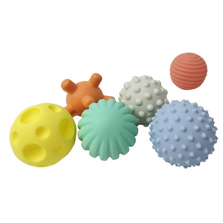 Chad Valley sensory ball 6 pack soft squeaky balls (British brand)