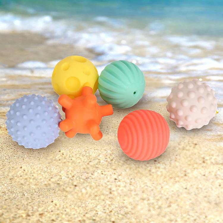 Chad Valley sensory ball 6 pack soft squeaky balls (British brand)