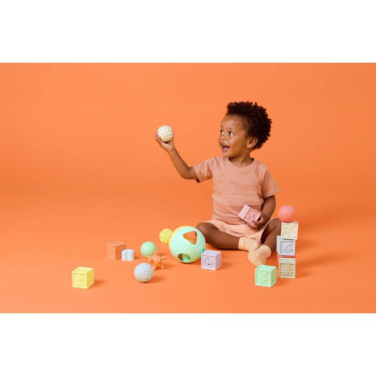 Chad Valley sensory ball 6 pack soft squeaky balls (British brand)