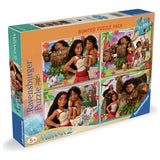 Disney Moana 2 jigsaw set 4x100 pieces, imported from the UK