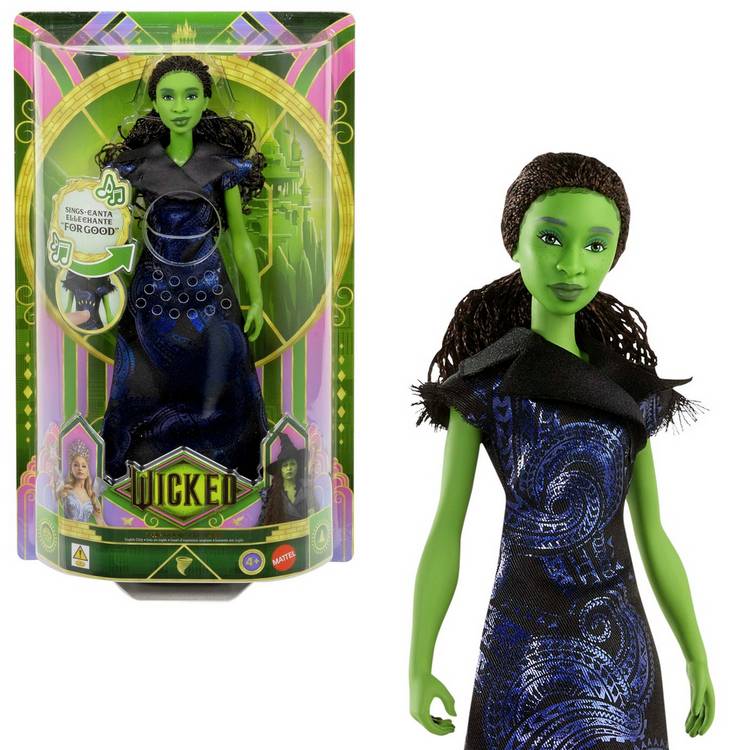 Wicked For Good Elphaba singing doll (British brand)