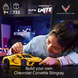 LEGO Technic Chevrolet Corvette Stingray building set 732-piece - British product