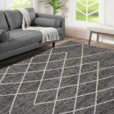 Argos Homemaker Maestro Grey Cut Pile Rug - 80x150cm- Buy online at McGrocer
