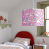 Argos Habitat Unicorn Print Pink Easy Fit Lampshade 25cm- Buy online at McGrocer