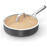 Argos Ninja 26cm Extended Life Ceramic Aluminium Saute Pan- Buy online at McGrocer