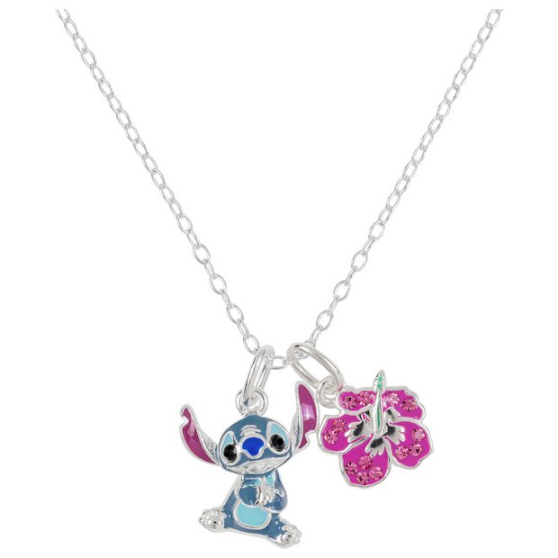 Disney Lilo and Stitch pendant necklace 18 inch chain, UK version