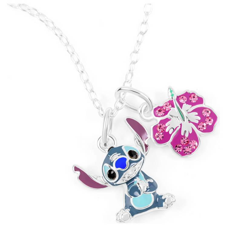 Disney Lilo and Stitch pendant necklace 18 inch chain, UK version