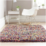 Origins wool shaggy rug 120x170cm, imported from the UK