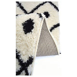 Homemaker white shaggy rug 120x170cm, imported from the UK